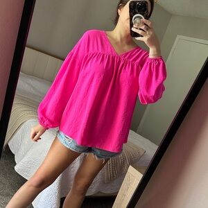 JODIFL Bright Pink Blouse